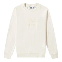 adidas Trefoil Series Crew Sweatshirt 'Wonder White' HK2794