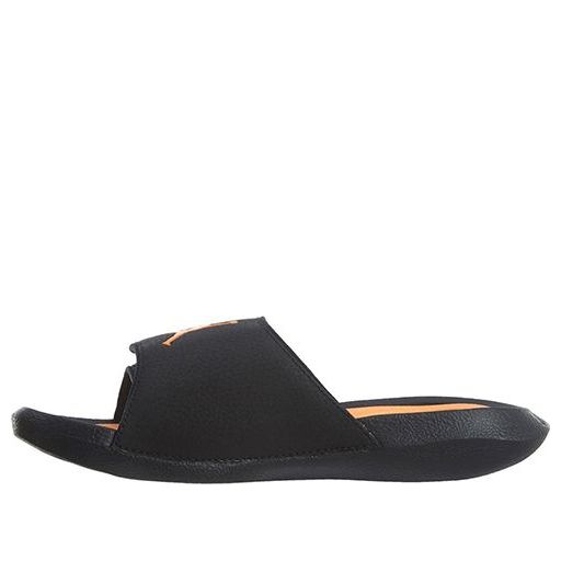 (GS) Air Jordan Hydro 6 Slide 'Black Orange' 881474-018