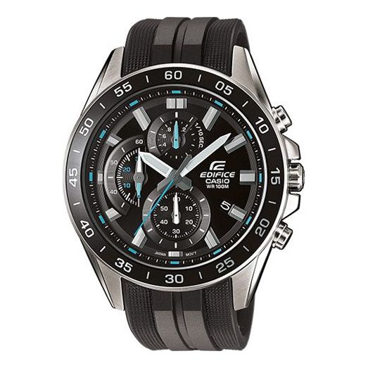 CASIO Male EDIFICE Japan / South Korea Fashion Mens Black Analog EFV-550P-1AVUEF