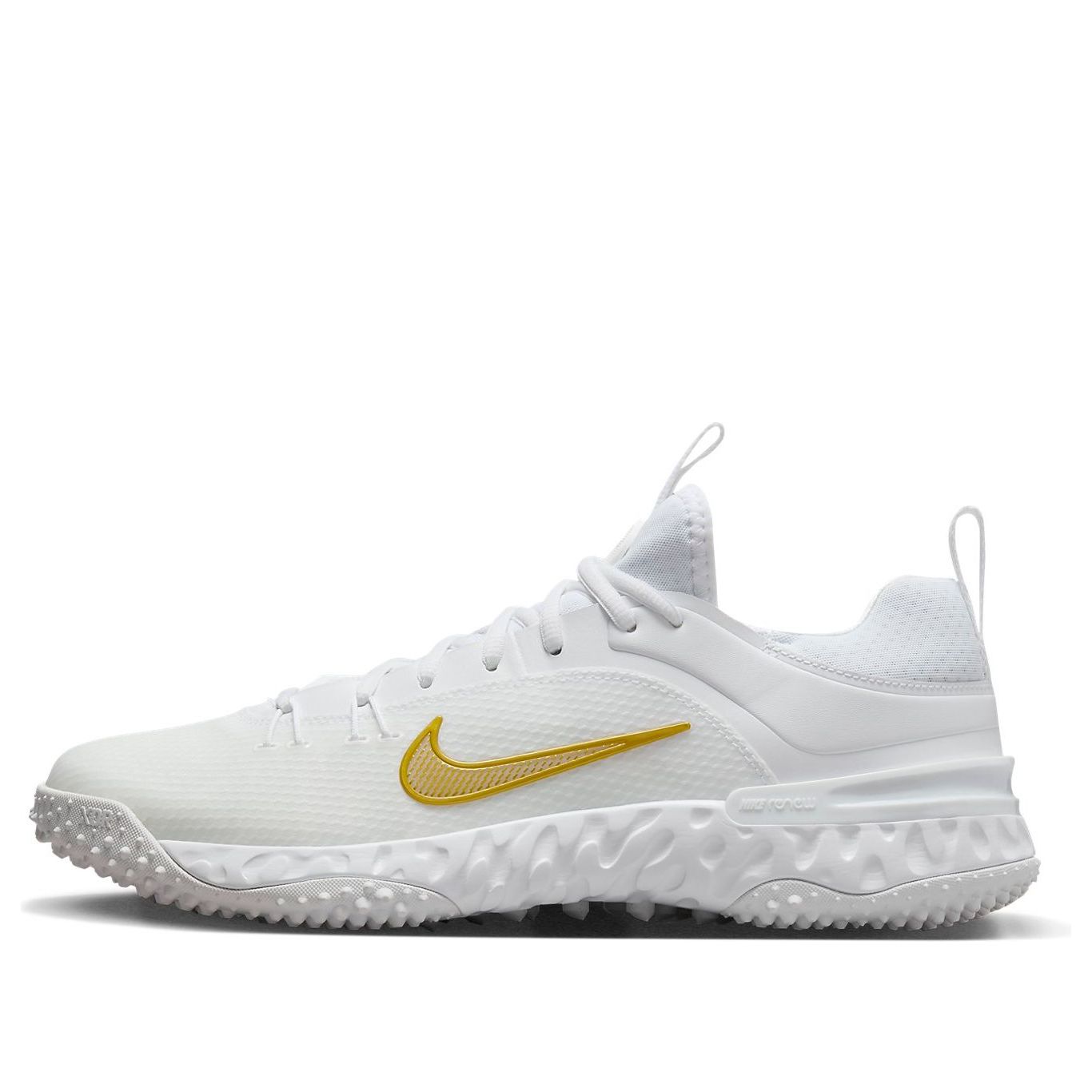 Nike Huarache 9 Elite TF LAX 'White Metallic Vivid Gold' FN0310-100