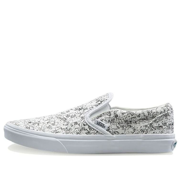Vans Buty Damskie Classic Slip-On Floral Black/White VN0A38F8MUY