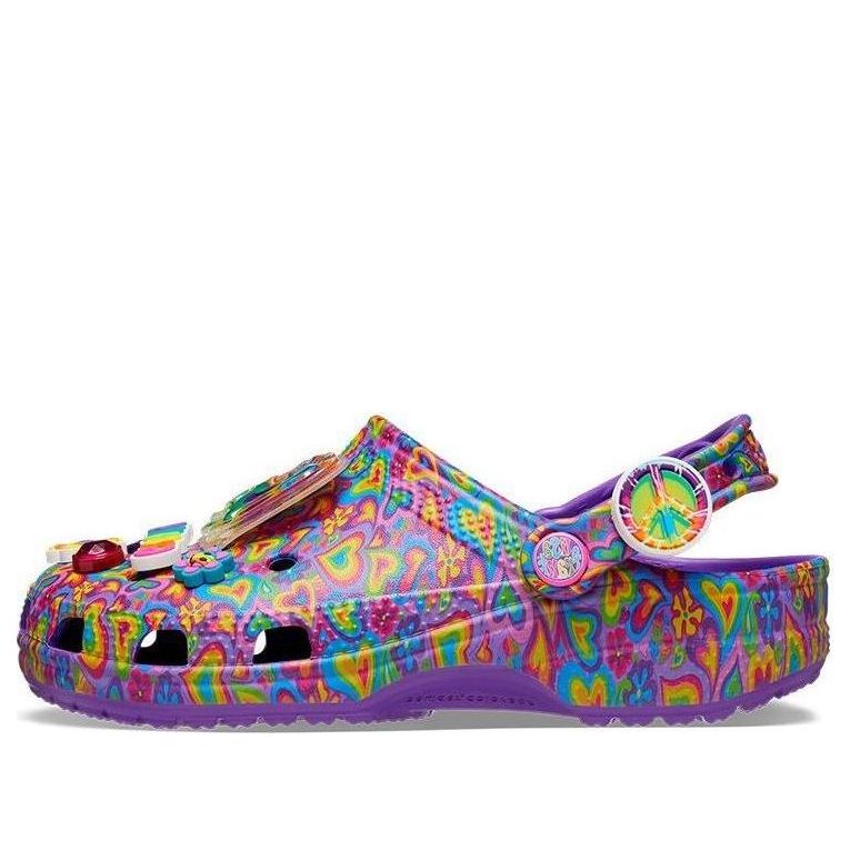 Crocs Lisa Frank x Classic Clog 'Neon Purple Multi Hearts' 207736-573
