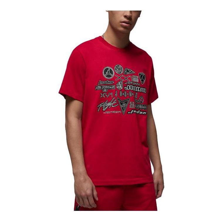 Air Jordan Graphic T-Shirt 'Red' DX9599-687