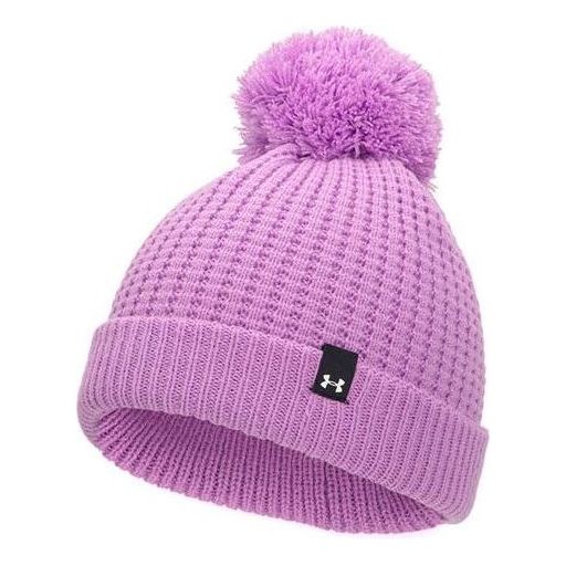 (WMNS) Under Armour Around Town Beanie 'Purple Black' 1299901-568