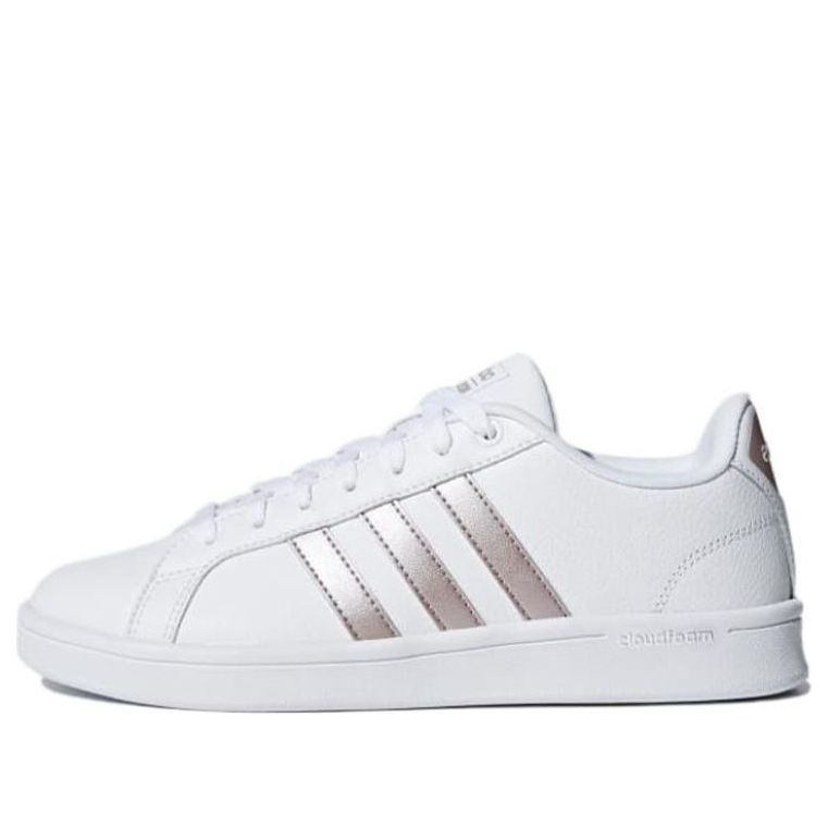 (WMNS) adidas CF Advantage 'White Grey Metallic' DA9524