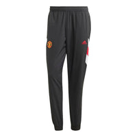 adidas Manchester United Icon Woven Soccer Pants 'Black' HT1993