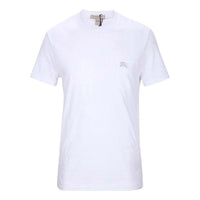 Burberry Cotton Causual Round Collar Male White 39303111