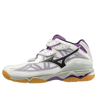 Mizuno Wave Artemis 4 MID 'White Black Purple' V1GC185809