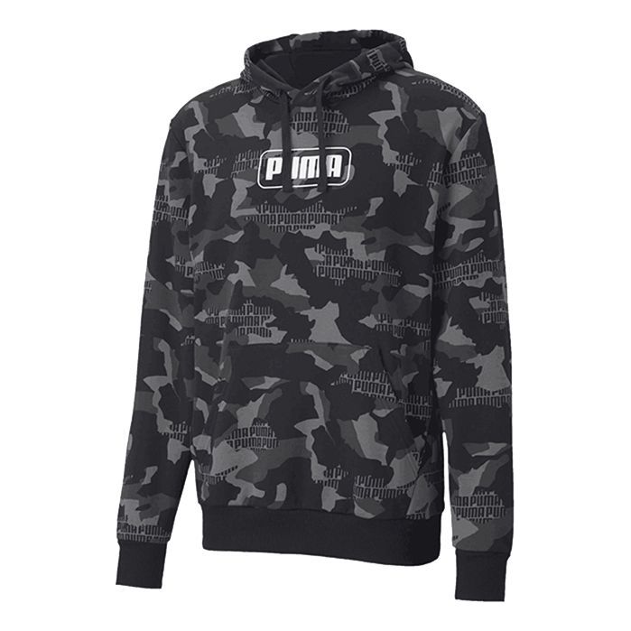 PUMA Rebel Camo AOP Hoodie 'Black' 585021-01