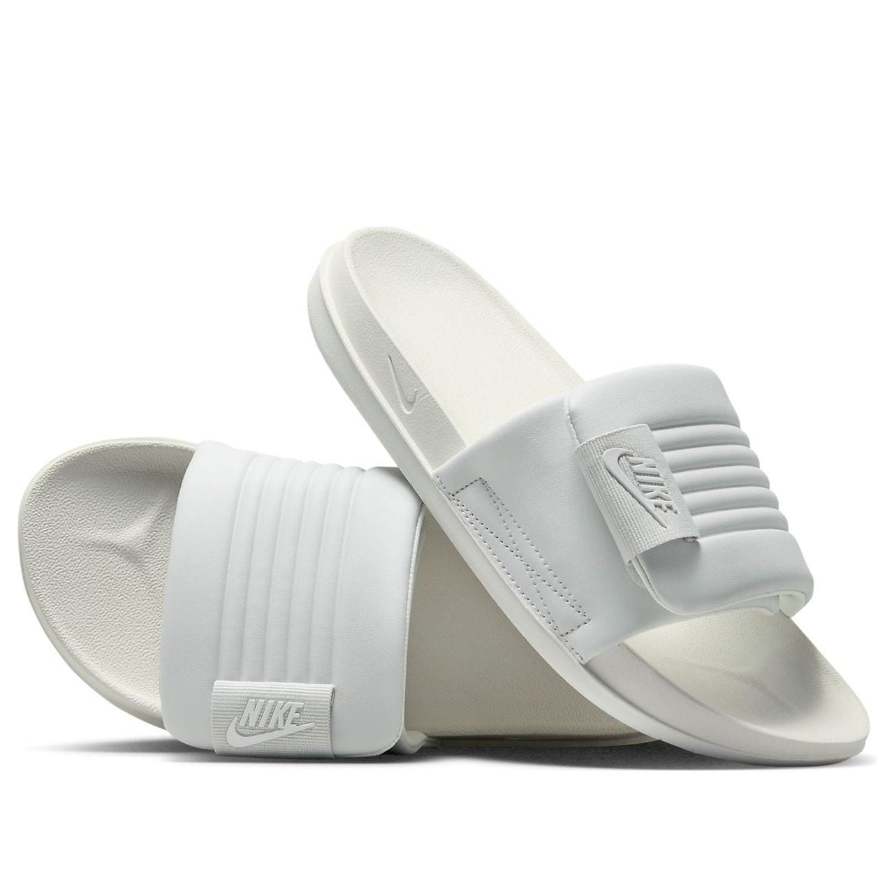 (WMNS) Nike Offcourt Adjust 'White/Gray' DV1033-001