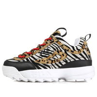 (WMNS) FILA Cross Training Disruptor 2 Low-top Animal Running Shoes Black/White 5XM00806_992