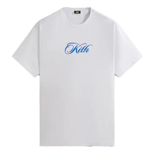 KITH Cursive Logo Tee 'White' KHM031566-101