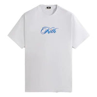 KITH Cursive Logo Tee 'White' KHM031566-101