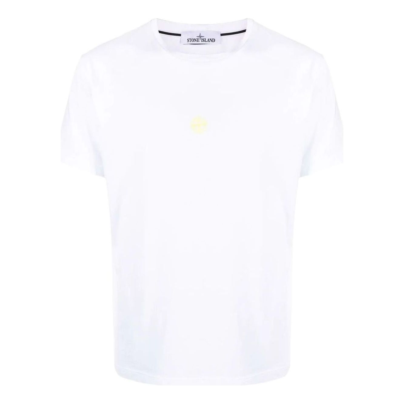 STONE ISLAND Airbrushed Cotton T-shirt 'White' 76152NS97-V0001