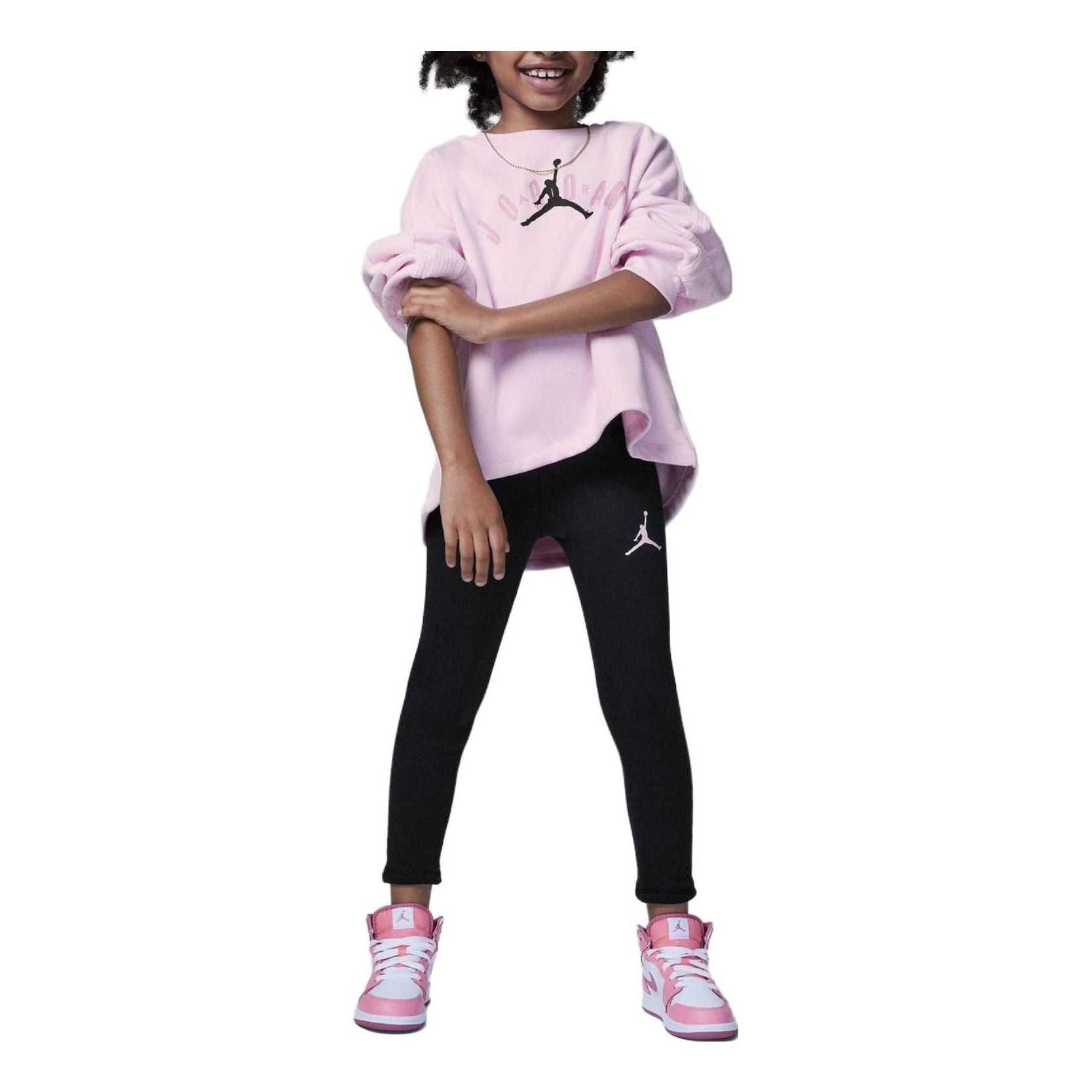 (PS) Air Jordan Velour Crew Tracksuit 'Pink' FZ9962-010