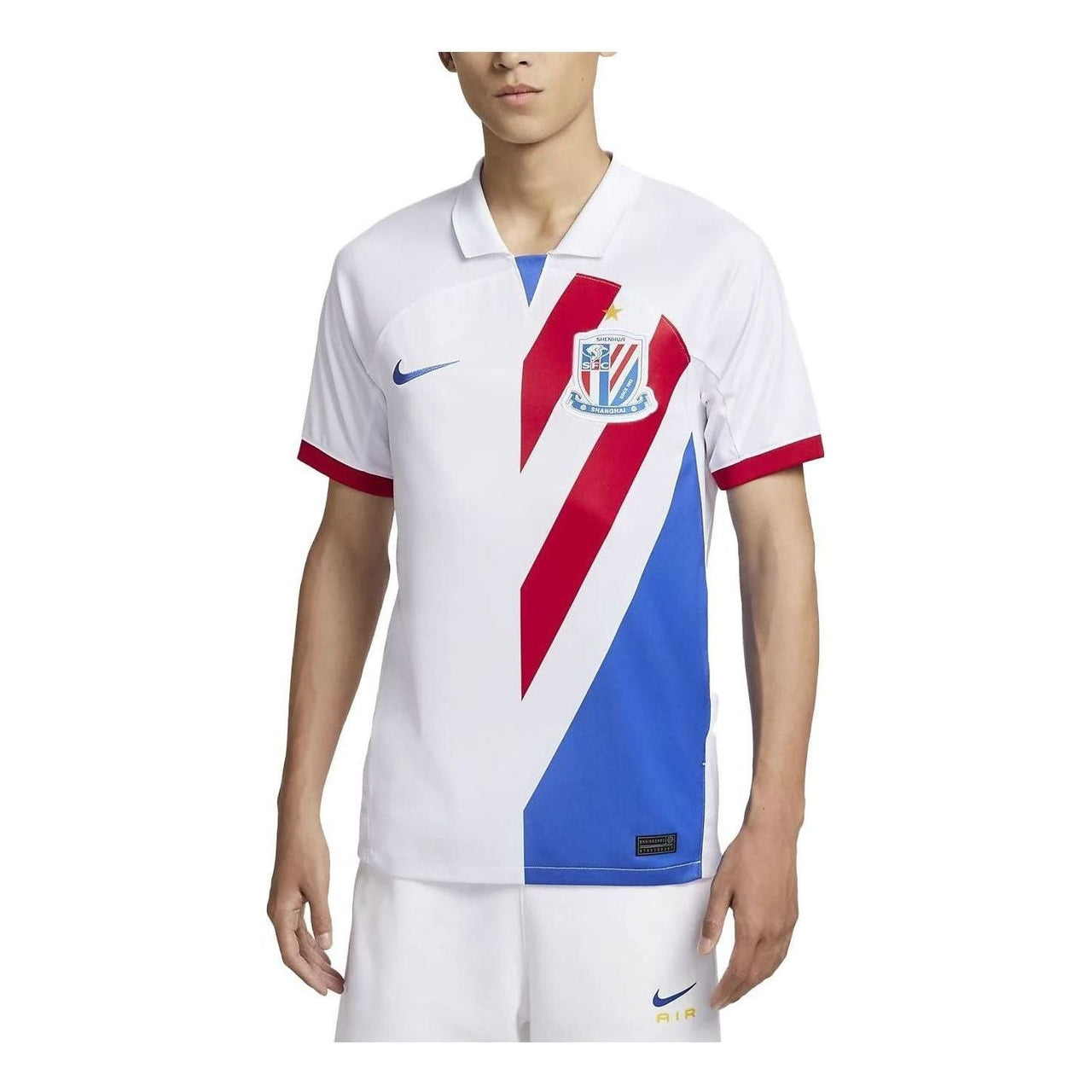 Nike Dri-FIT Soccer Jersey 'White Red Blue' FV3512-100