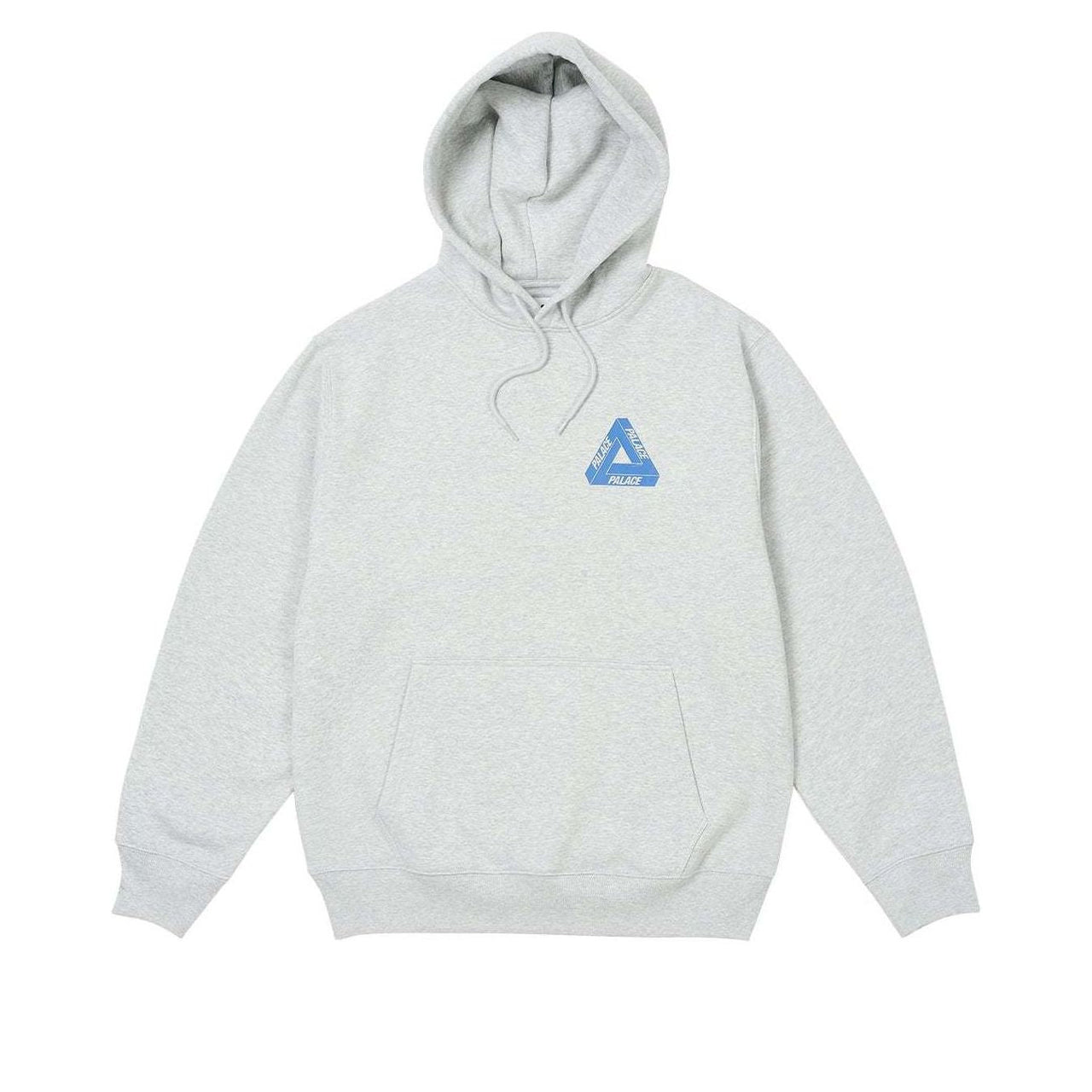 Palace Bit Grippy Tri-Ferg Hoodie 'Grey Marl' P26CS028
