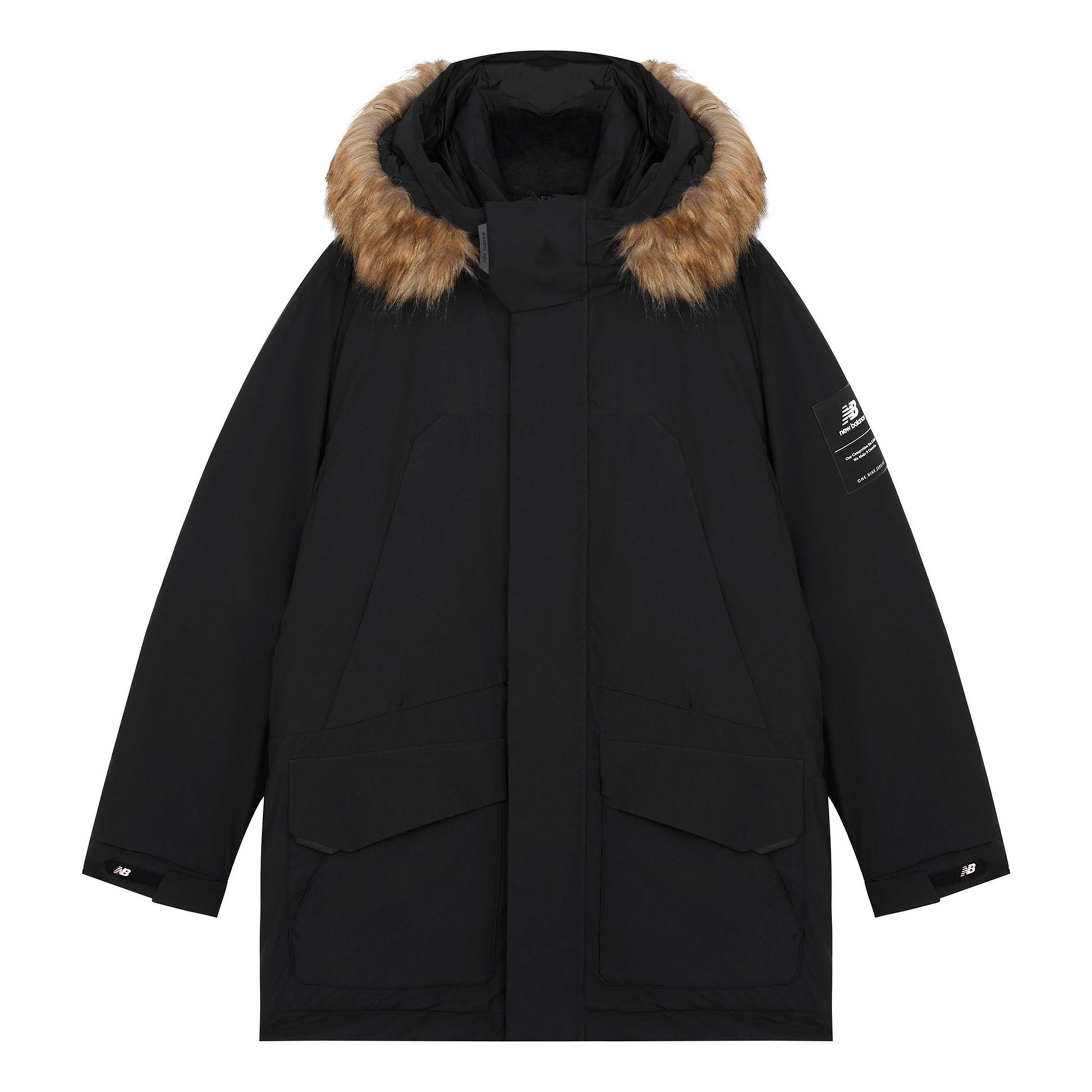 New Balance Warm Hooded Down Jacket Asia Sizing 'Black' 5PB42201-BK