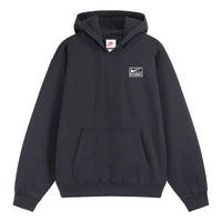 Nike x Stussy Logo Hoodie 'Black' DN4028-010