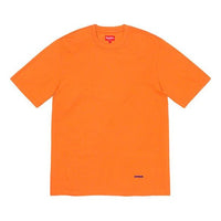 Supreme AW19 Alphabet Embroidered Short Sleeve Unisex Orange FW19KN49