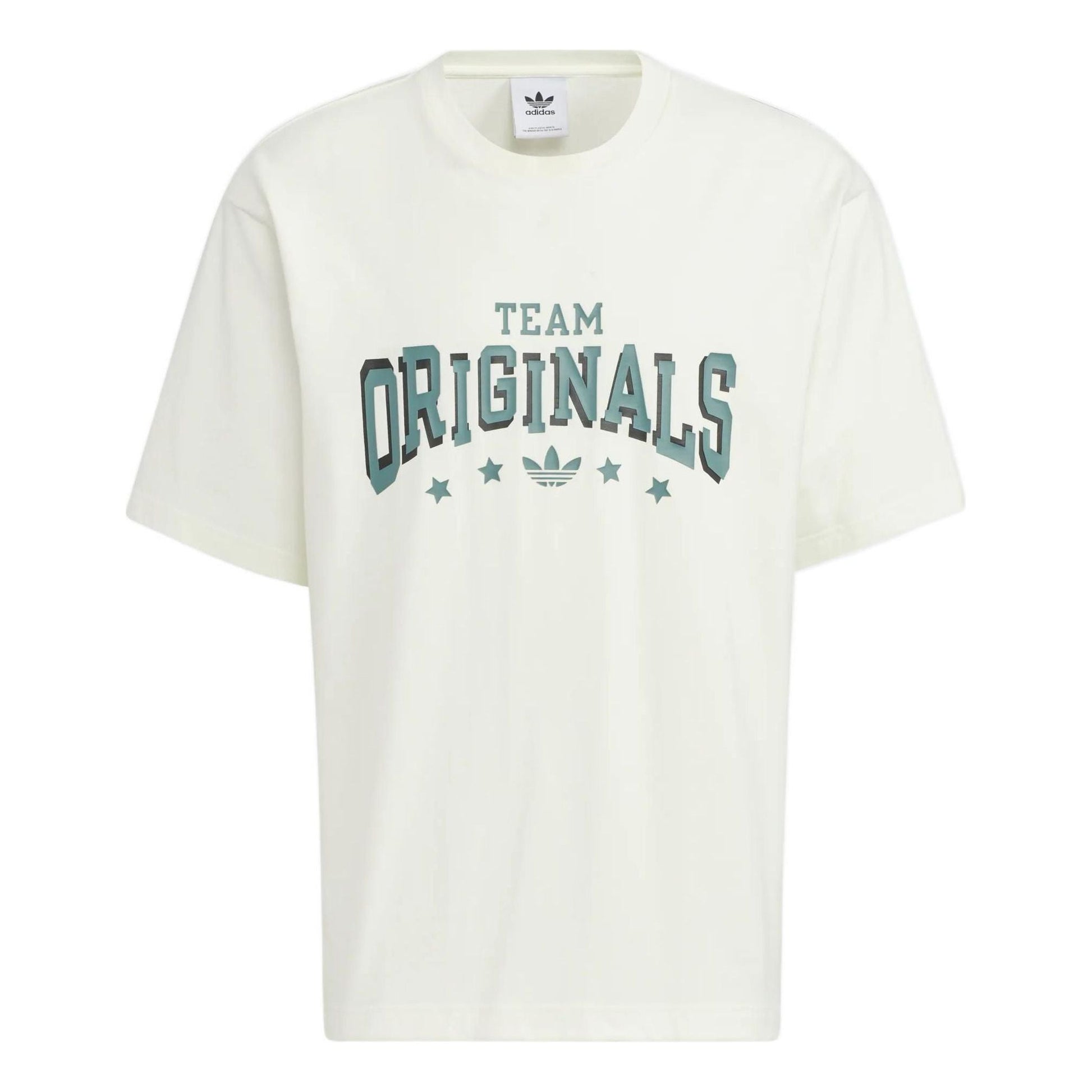 adidas originals Modern Collegiate Slogan T-shirt 'Off White' HS2014