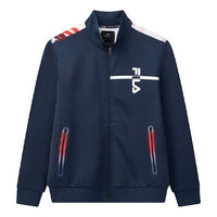 FILA x 31phillip Lim Crossover Woven Contrasting Colors Sports Jacket Navy Blue F11M026506F-NV