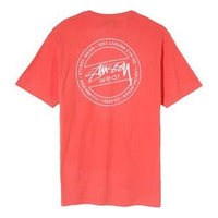Stussy Laguna Tee Classic Printing Short Sleeve Unisex Pink Red 1904230-02