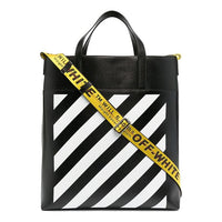 Off-White Logo Leather Tote 'Black' OMNA151R21LEA0011001