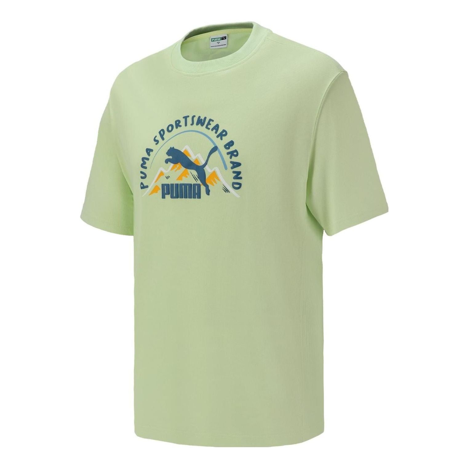 PUMA Camping Sportswear Mountain Tee 'Green' 537390-32