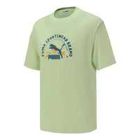PUMA Camping Sportswear Mountain Tee 'Green' 537390-32