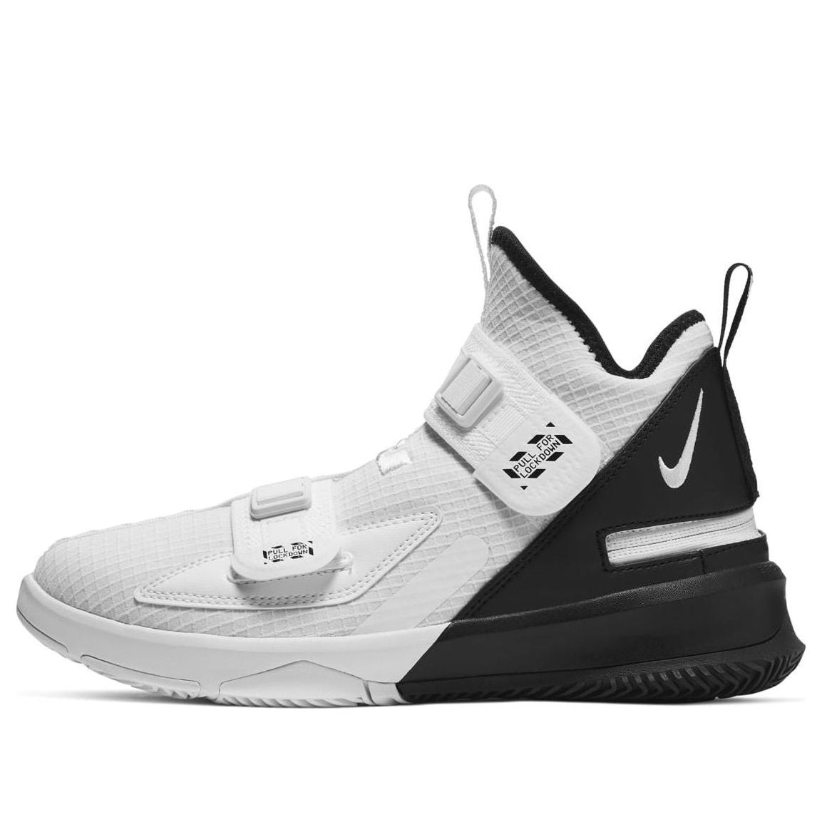 (GS) Nike LeBron Soldier 13 Flyease 'White Black' CJ1317-100