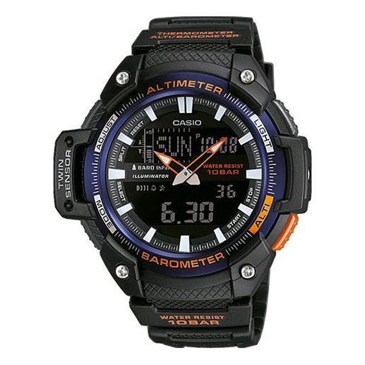 CASIO SPORTS GEAR Series Sports Black Analog/Digital Combo SGW-450H-2B
