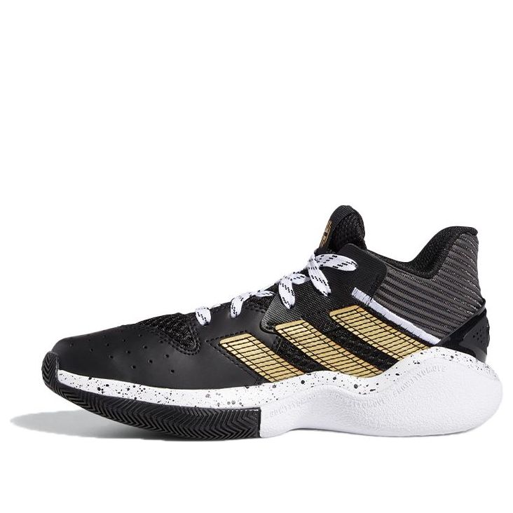 (GS) adidas Harden Stepback J 'Black Gold' FX9176