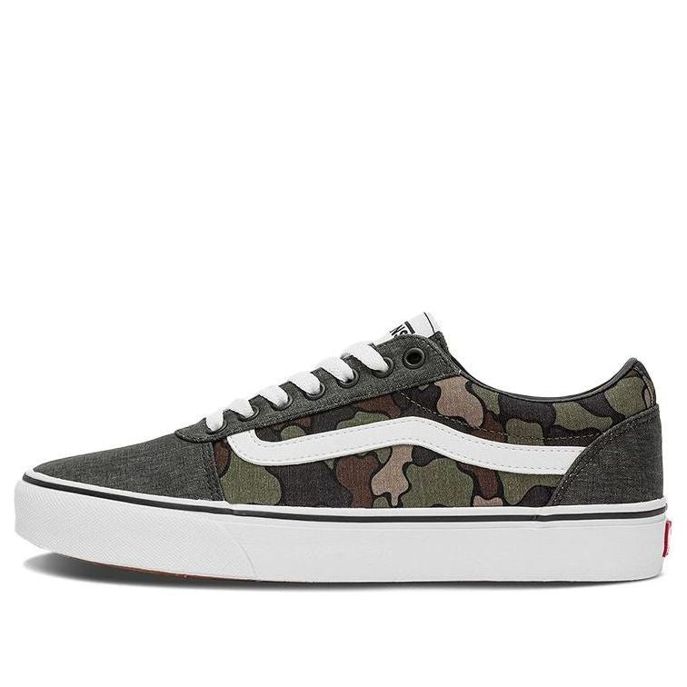 Vans Ward Low Top Casual Skate Shoes Gray Green Camouflage 'Gray Green Brown' VN0A5HTSBLK
