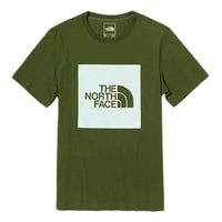 THE NORTH FACE Outdoor Casual Couple Style Short Sleeve Green 5B3E-37X
