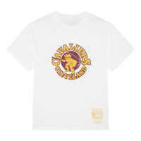 Mitchell & Ness x Nba Cleveland Cavaliers Vintage Logo Ringer T-shirt 'White' MNJYSST230164-WHITE
