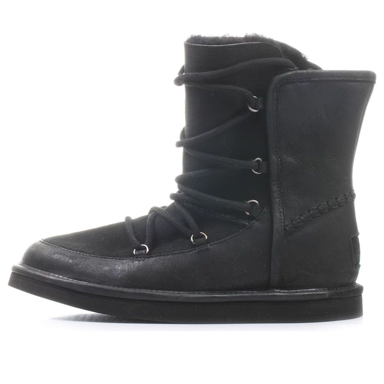 (WMNS) UGG Lodge Boot 'Black' 1007710-BLK