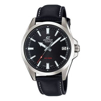 CASIO EDIFICE Mens BlackSilver Analog EFV-100L-1AVU2021