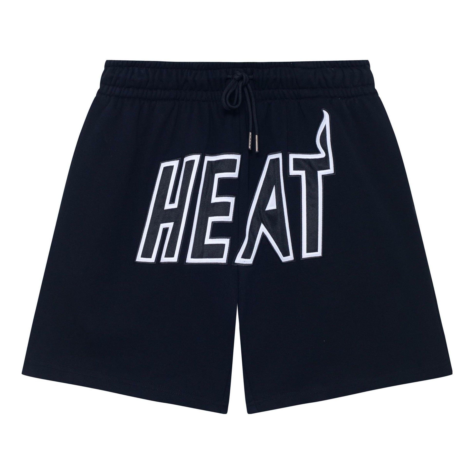 Mitchell & Ness x NBA Miami Heat Big Logo Shorts 'Black' MNJYSSS23107-BLACK