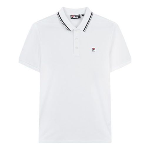 FILA Minimalistic Short Sleeve POLO White F11M018140F