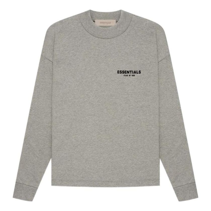 Fear of God Essentials FW22 Core Essentials Long Sleeve Tee Dark Oatmeal FOG-FW22-966