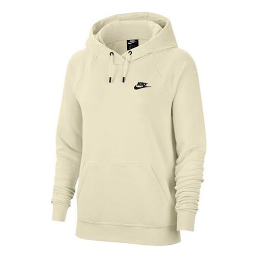 (WMNS) Nike Sportswear Essntl Po Flc White BV4124-113