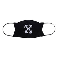 Off-White Unisex SS21 Printing Face Mask Black OWRG002R21KNI0011001