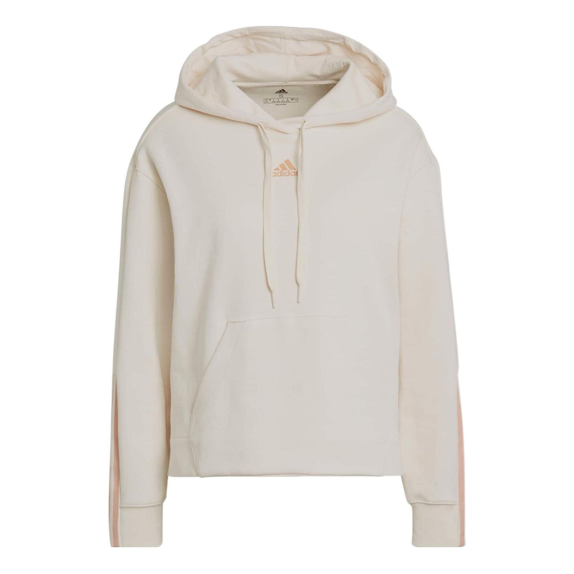 (WMNS) adidas Relaxed 3-Stripes Hoodie 'Beige' H10238