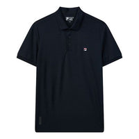 FILA Solid Color Casual Short Sleeve Polo Shirt Blue F11M028106G-NV