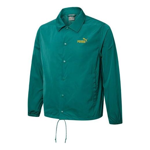 PUMA Unisex Skb Logo Printing Jacket Green 537012-90