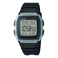 Casio Retro Fashion Digital Watch 'Black Metallic' W-96H-1AJH