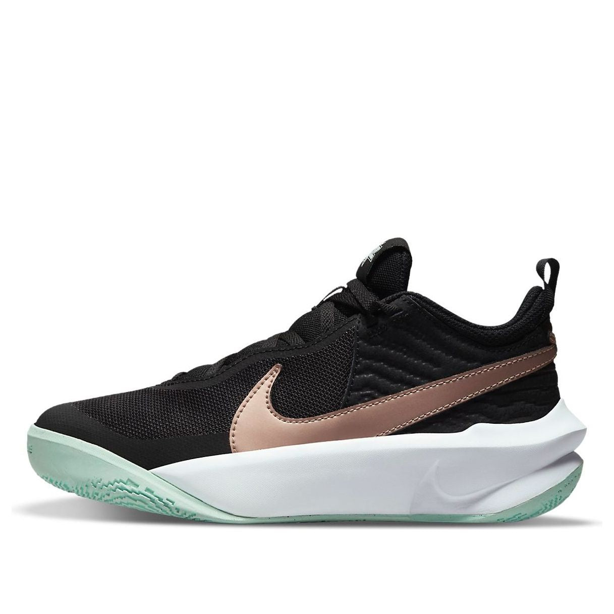 (GS) Nike Team Hustle D10 'Black Mint Metallic Red Bronze' CW6735-009