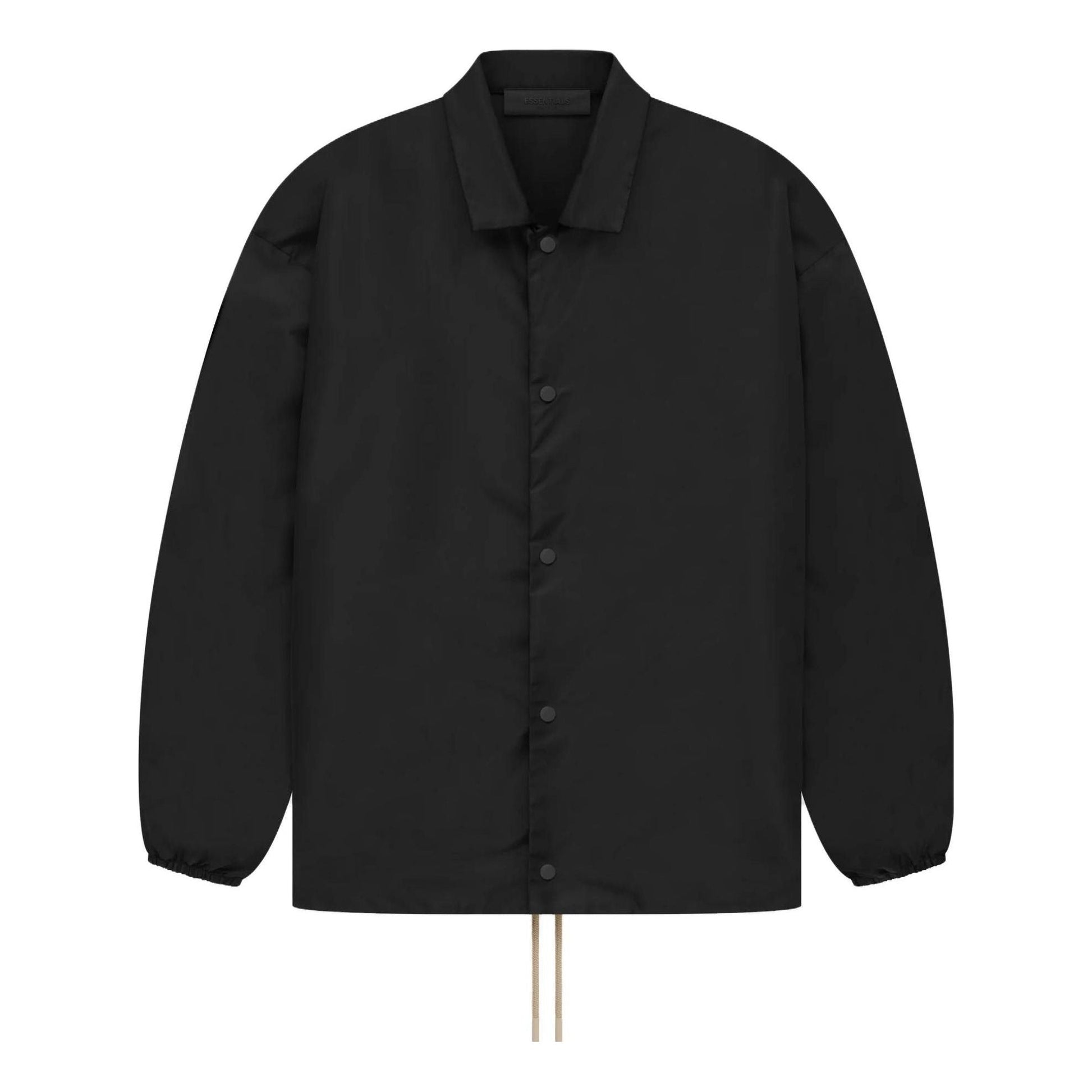 Fear of God Essentials The Black Collection Coaches Jacket 'Jet Black' 202SP232010F