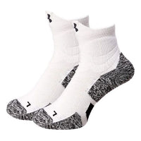 Under Armour Drive Quarter Basketball Socks 'White Grey' 1329366-100